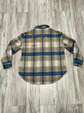 Tan Heavy Flannel Shacket(W)