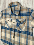 Tan Heavy Flannel Shacket(W)