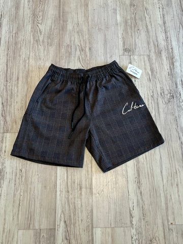 Grey Glen Plaid Shorts