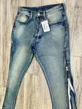 Blue Wash Zipped Convertible Denim II