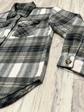 Grey Heavy Flannel Shacket(W)