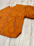 Cinnamon Quilted Bomber Jacket(W)