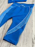 Royal Blue Biker Short Set