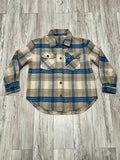 Tan Heavy Flannel Shacket(W)