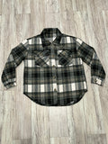 Grey Heavy Flannel Shacket(W)